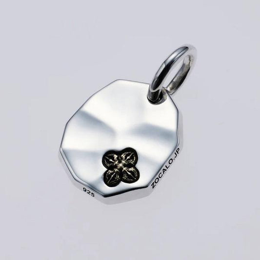 ZOCALO (ソカロ) 槌目 プレート ペンダント  Hammered Texture Plate Pendant 　