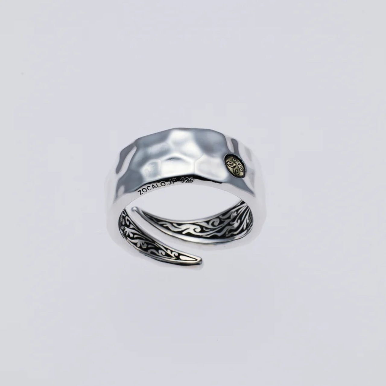 ZOCALO ソカロ 槌目 リング ダブル ドージェ Hammered Texture Ring Double Dorje