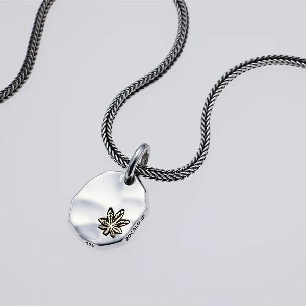 ZOCALO (ソカロ) 槌目 プレート ペンダント  Hammered Texture Plate Pendant 　