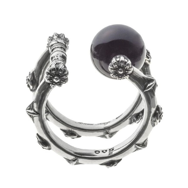 アルテミスキングス ARTEMISKINGS オニキスローズスターイヤーカフ 片耳分 AKE0130