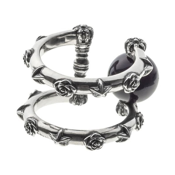 アルテミスキングス ARTEMISKINGS オニキスローズスターイヤーカフ 片耳分 AKE0130