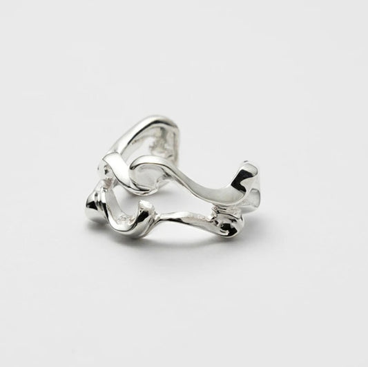 イヤーカフ うねり波 Sサイズ QEC-001