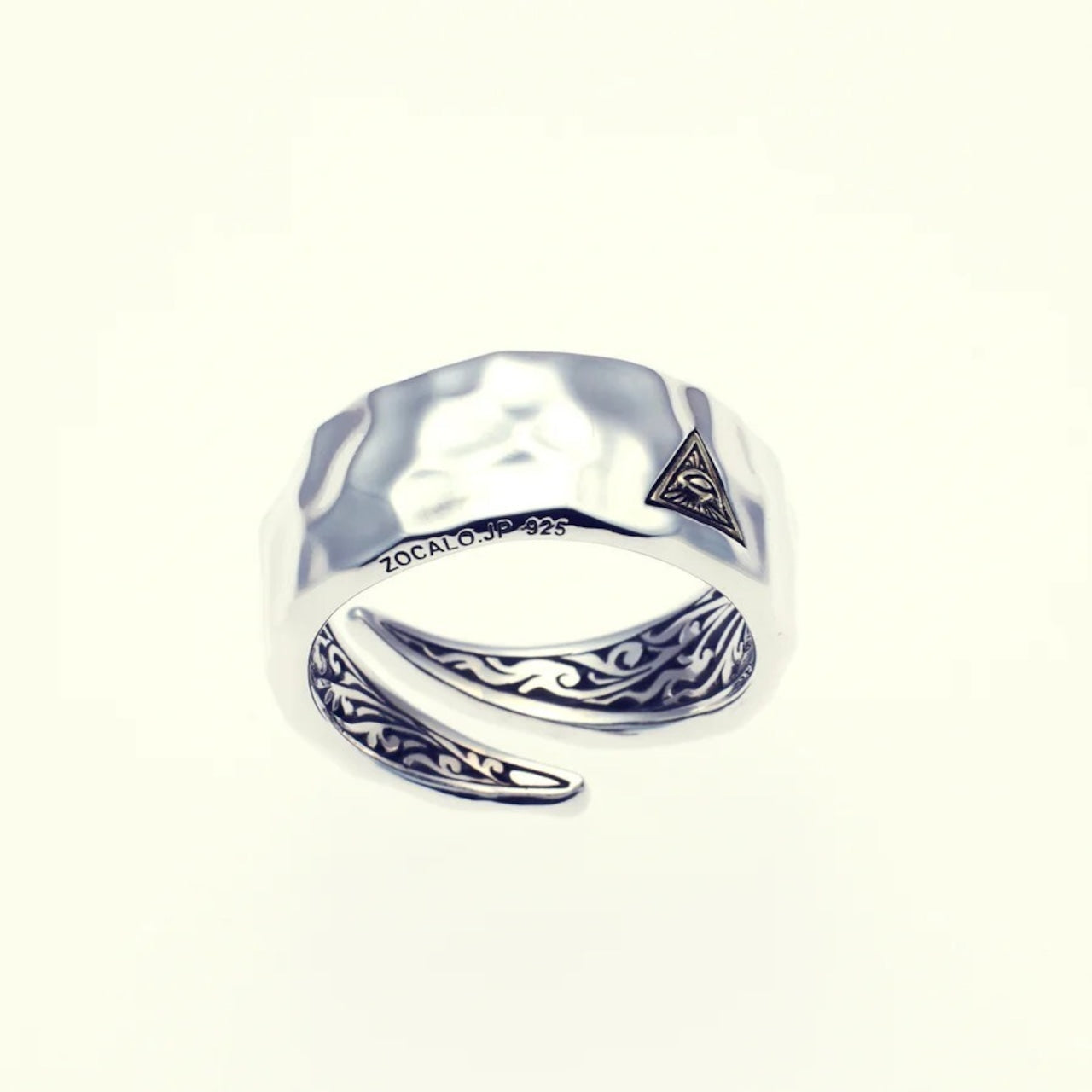 ZOCALO ソカロ 槌目 リング アイ オブ プロビデンス Hammered Texture Ring Eye of Providence