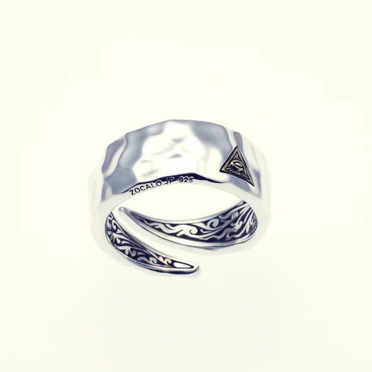 ZOCALO ソカロ 槌目 リング アイ オブ プロビデンス Hammered Texture Ring Eye of Providence