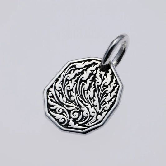 ZOCALO ソカロ 槌目 プレート ペンダント リーフ Hammered Texture Plate Pendant Leaf