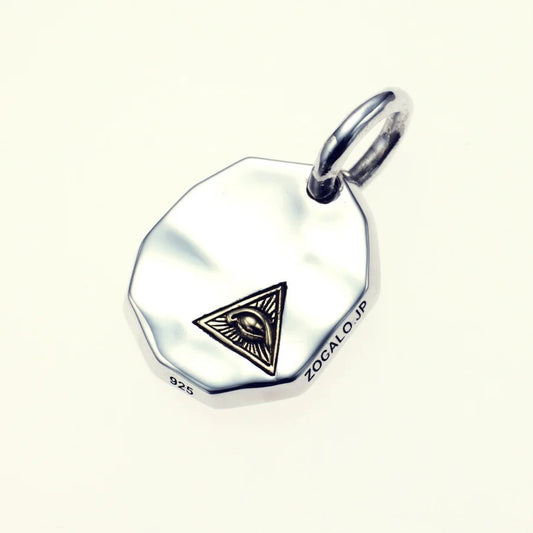ZOCALO ソカロ 槌目 プレート ペンダント アイ オブ プロビデンス Hammered Texture Plate Pendant Eye of Providence