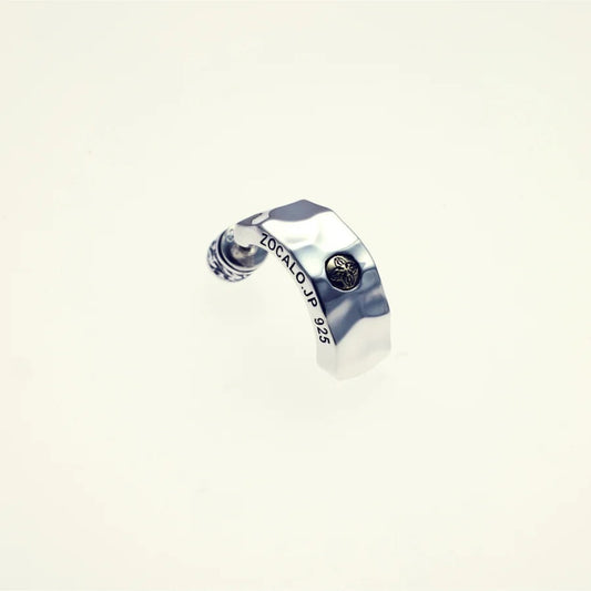 ZOCALO ソカロ 槌目 フープ ピアス ダブル ドージェ Hammered Texture Hoop Earring Double Dorje