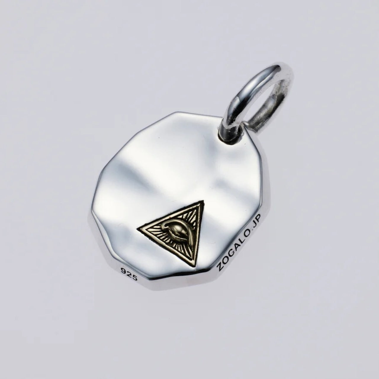 ZOCALO ソカロ 槌目 プレート ペンダント アイ オブ プロビデンス Hammered Texture Plate Pendant Eye of Providence