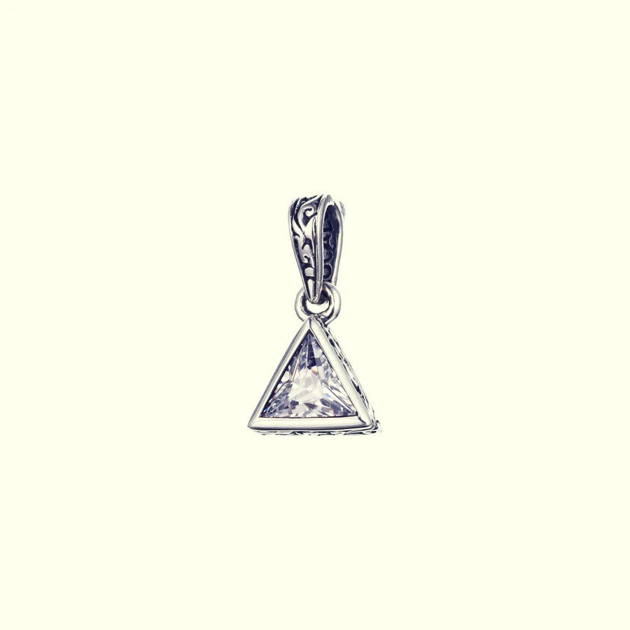 ZOCALO ソカロ アイ オブ プロビデンス チャーム ホワイトCZ Eye of Providence Charm WhiteCZ