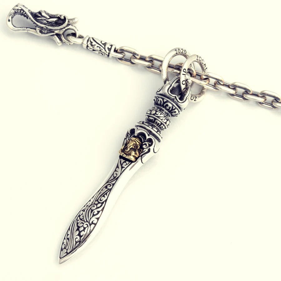 ZOCALO ソカロ クラウン ドージェ ソード ペンダント(XS) Crown Dorje Sword Pendant(XS)