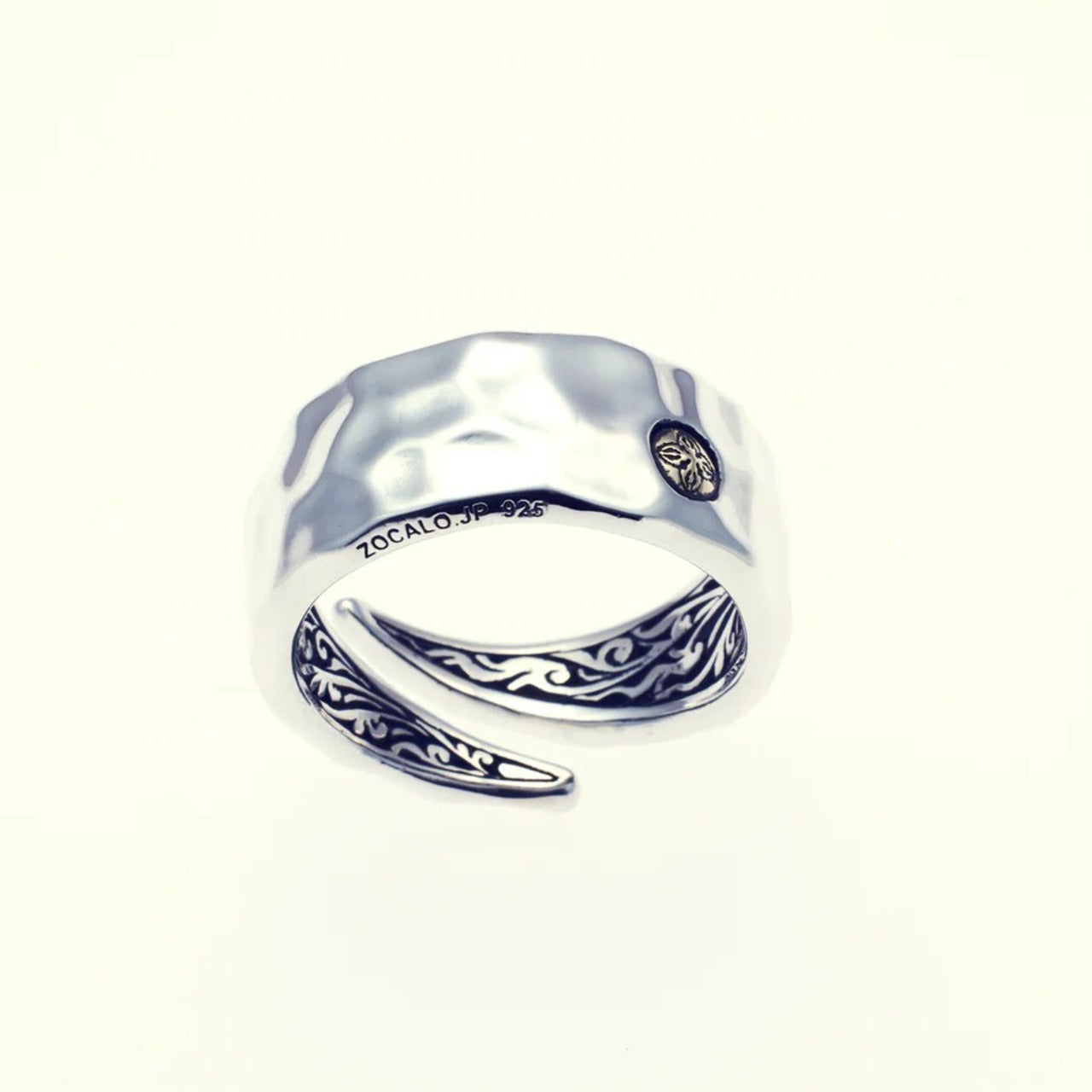 ZOCALO ソカロ 槌目 リング ダブル ドージェ Hammered Texture Ring Double Dorje