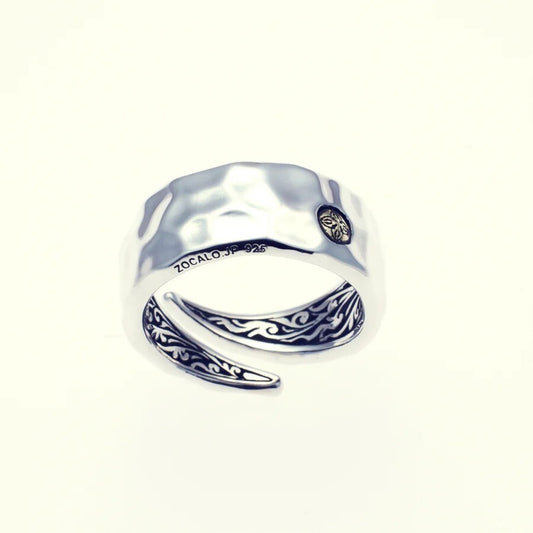 ZOCALO ソカロ 槌目 リング ダブル ドージェ Hammered Texture Ring Double Dorje