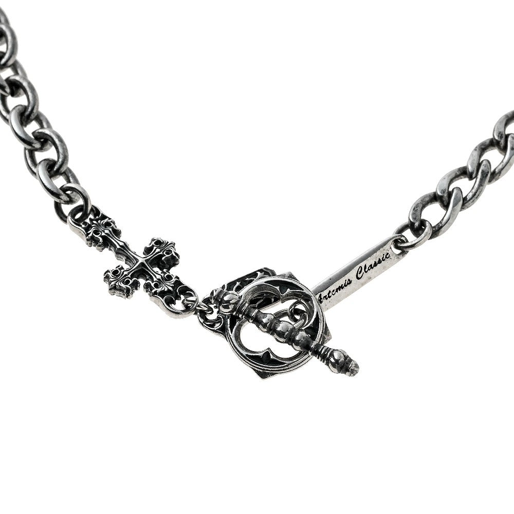 アルテミスクラシック ArtemisClassic シルバーアクセントSUSクロスブレスレット ACB0135