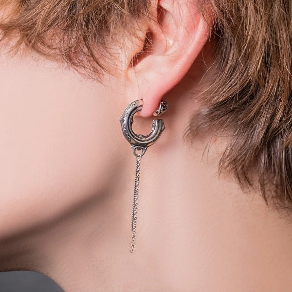 アルテミスクラシック ArtemisClassic ダブルチェーンフープピアス 片耳分 ACE0207