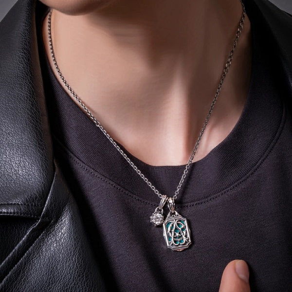 アルテミスクラシック ArtemisClassic ダブルモノグラムペンダント 50cmマルチデザインチェーン付属 ACP0377