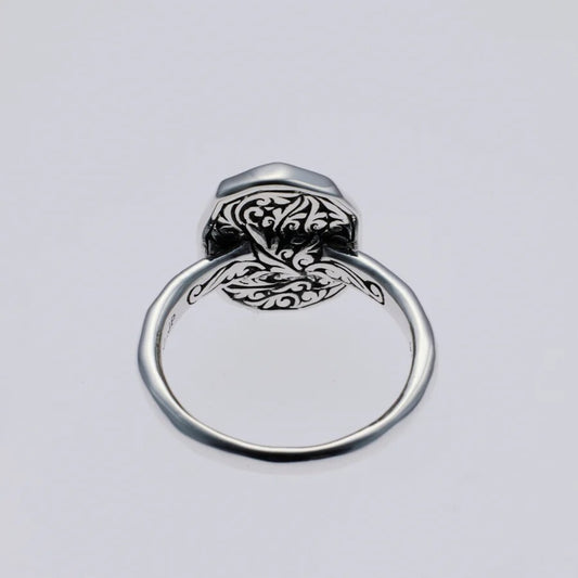 ZOCALO ソカロ 槌目 プレート リング アイ オブ プロビデンス Hammered Texture Plate Ring Eye of Providence
