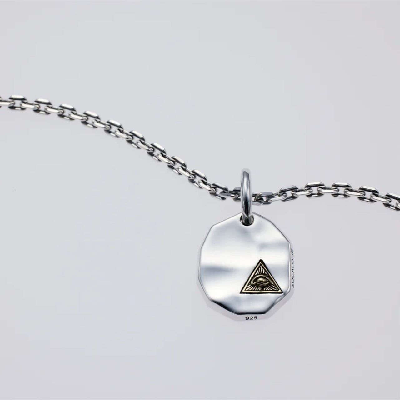 ZOCALO ソカロ 槌目 プレート ペンダント アイ オブ プロビデンス Hammered Texture Plate Pendant Eye of Providence