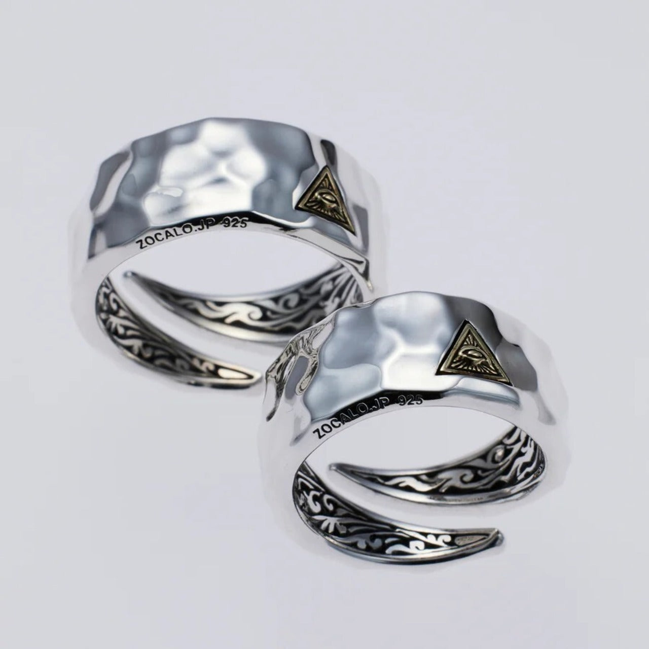 ZOCALO ソカロ 槌目 リング アイ オブ プロビデンス Hammered Texture Ring Eye of Providence