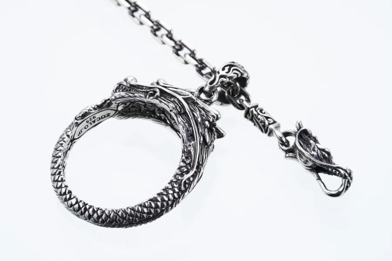 ZOCALO ソカロ ウロボロス ドラゴン ペンダント(L) Ouroboros Dragon Pendant Head (L)