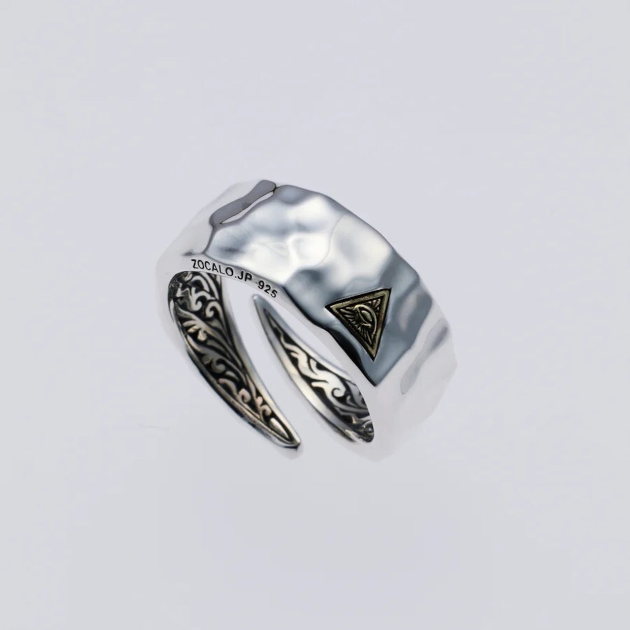 ZOCALO ソカロ 槌目 リング アイ オブ プロビデンス Hammered Texture Ring Eye of Providence
