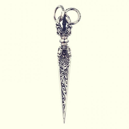 ZOCALO ソカロ チベタン ドラゴン ドージェ ダガー ペンダント(L) Tibetan Dragon Dorje Dagger Pendant(L)