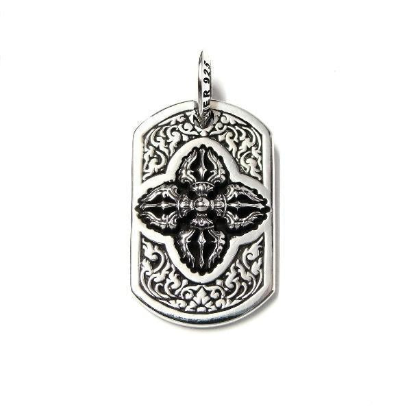 ZOCALO ソカロ ダブル ドージェ ドッグタグ ペンダント Double Dorje Dog Tag Pendant