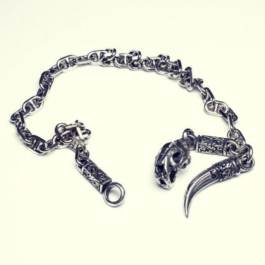 ZOCALO ソカロ サーベル タイガー チャーム ロック ブレスレット Charm Lock Bracelet Saber Toothed Tiger Oval Anchor