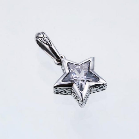 ZOCALO ソカロ ジュエルド アイビー スター ペンダント(ホワイトCZ) Jeweled Ivy Star Pendant(White CZ)