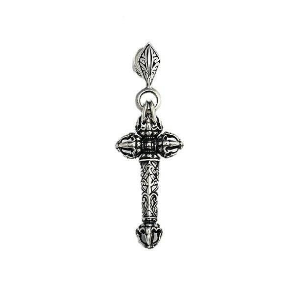 ZOCALO ソカロ クラウン ドージェ クロス ピアス Crown Dorje Cross Stud