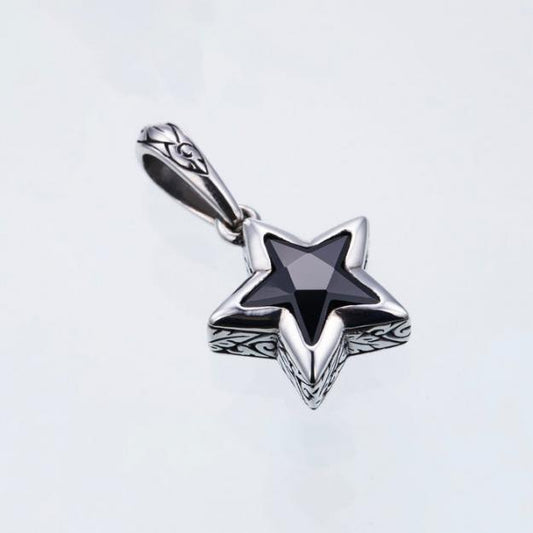 ZOCALO ソカロ ジュエルド アイビー スター ペンダント(ブラックCZ) Jeweled Ivy Star Pendant(BlackCZ)
