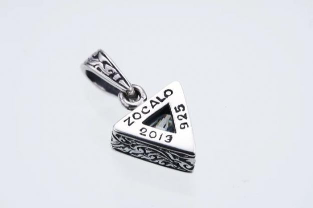 ZOCALO ソカロ ジュエルド アイビー トライアングル ペンダントトップ(ホワイトCZ) Jeweled Ivy Triangle Pendant(WhiteCZ)