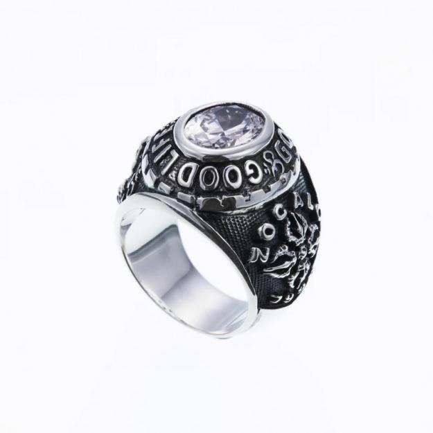 ZOCALO ソカロ ベビー カレッジリング ペンダント(ホワイトCZ) Baby College Rind Pendant (White CZ)