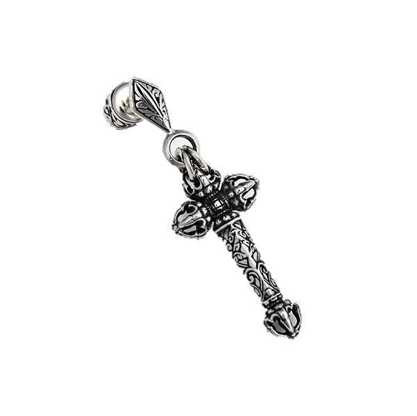 ZOCALO ソカロ クラウン ドージェ クロス ピアス Crown Dorje Cross Stud