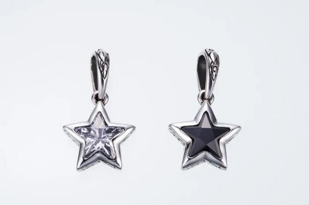 ZOCALO ソカロ ジュエルド アイビー スター ペンダント(ホワイトCZ) Jeweled Ivy Star Pendant(White CZ)