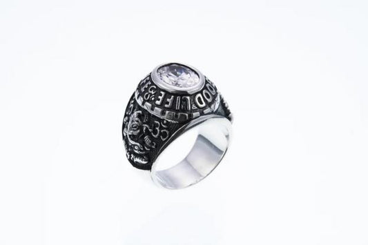 ZOCALO ソカロ ベビー カレッジリング ペンダント(ホワイトCZ) Baby College Rind Pendant (White CZ)