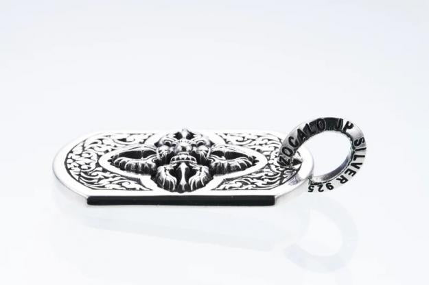 ZOCALO ソカロ ダブル ドージェ ドッグタグ ペンダント Double Dorje Dog Tag Pendant