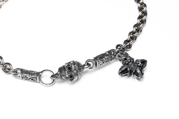 ZOCALO ソカロ チベタン モンク スカル チャーム ロック ブレスレット Charm Lock Bracelet Tibetan Monk Skull