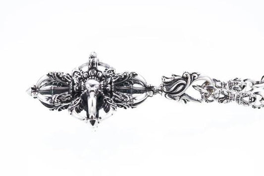 ZOCALO ソカロ チベタン ドラゴン ダブル ドージェ ペンダント(L) Tibetan Dragon Double Dorje Pendant(L)