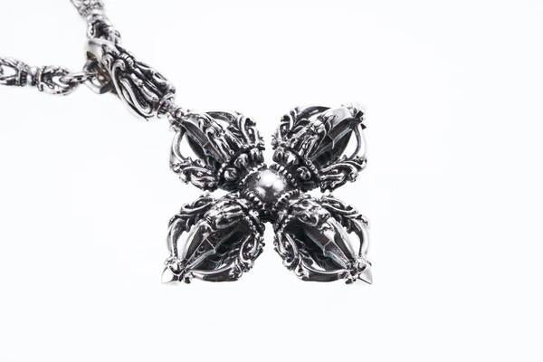 ZOCALO ソカロ チベタン ドラゴン ダブル ドージェ ペンダント(L) Tibetan Dragon Double Dorje Pendant(L)