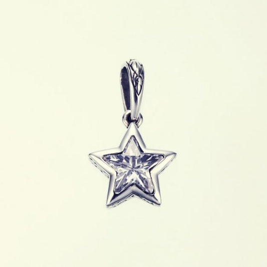 ZOCALO ソカロ ジュエルド アイビー スター ペンダント(ホワイトCZ) Jeweled Ivy Star Pendant(White CZ)