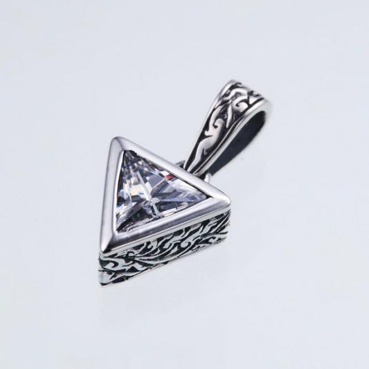 ZOCALO ソカロ ジュエルド アイビー トライアングル ペンダント(ホワイトCZ) Jeweled Ivy Triangle Pendant(WhiteCZ)