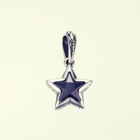 ZOCALO ソカロ ジュエルド アイビー スター ペンダント(ブラックCZ) Jeweled Ivy Star Pendant(BlackCZ)