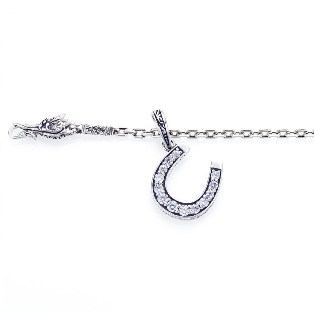 ZOCALO ソカロ ホース シュー ペンダント(ホワイトCZ) Horse Shoe Charm(White CZ)