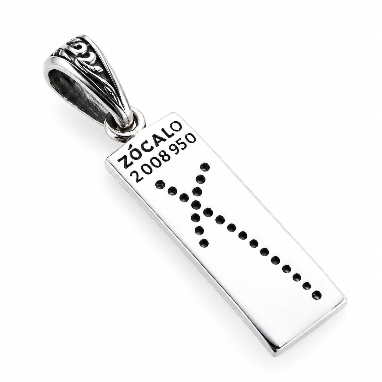 ZOCALO ソカロ アイビー クロス ペンダント(ホワイトCZ) Ivy Cross Pendant(White CZ)