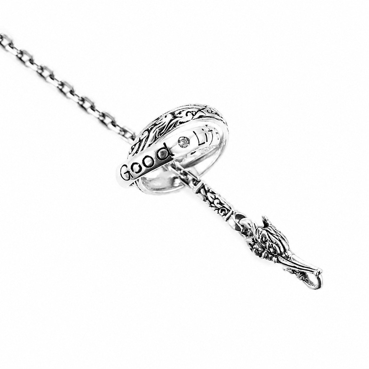 ZOCALO ソカロ アイビー ベビー リング ペンダント(ホワイト ダイヤモンド) Ivy Baby Ring Pendant(White Diamond)