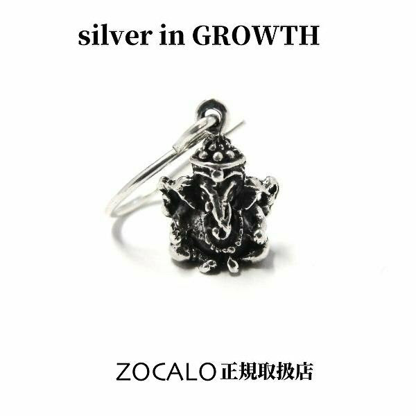 ZOCALO (ソカロ) ガネーシャ・フックピアス片売り (シルバー925製) ZZES-0016