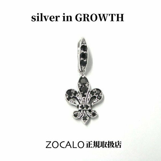 ZOCALO (ソカロ) リリー フック ピアス・ブラックCZ 片売り ZZEG-0014BKCZ