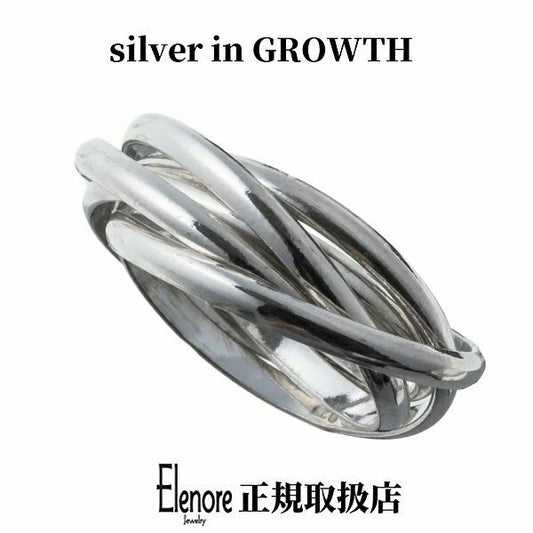 エレノアジュエリー/Elenore Jewelry 5連結シルバーリング ELR0009