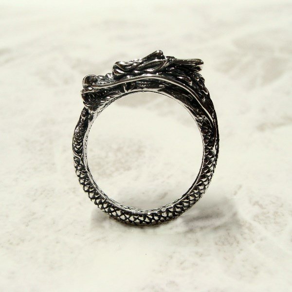 ZOCALO ウロボロス ドラゴンリング Ouroboros Dragon Ring (M) (シルバー950製) ZZRS-0027