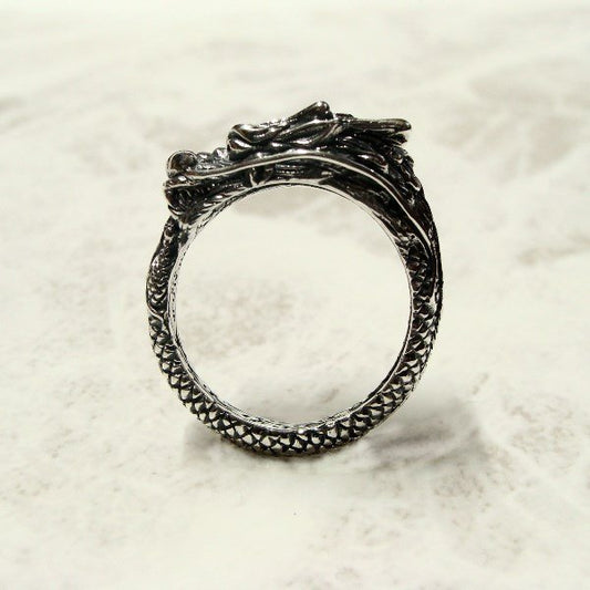 ZOCALO ウロボロス ドラゴンリング Ouroboros Dragon Ring (M) (シルバー950製) ZZRS-0027